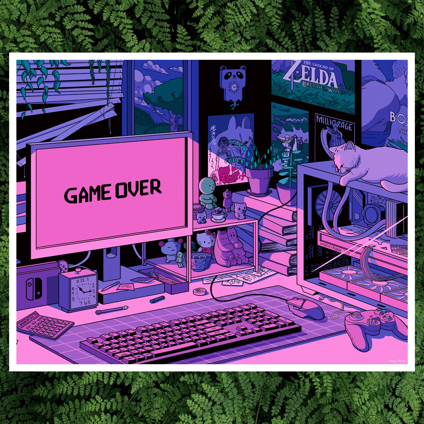 GAME OVER - ART PRINT