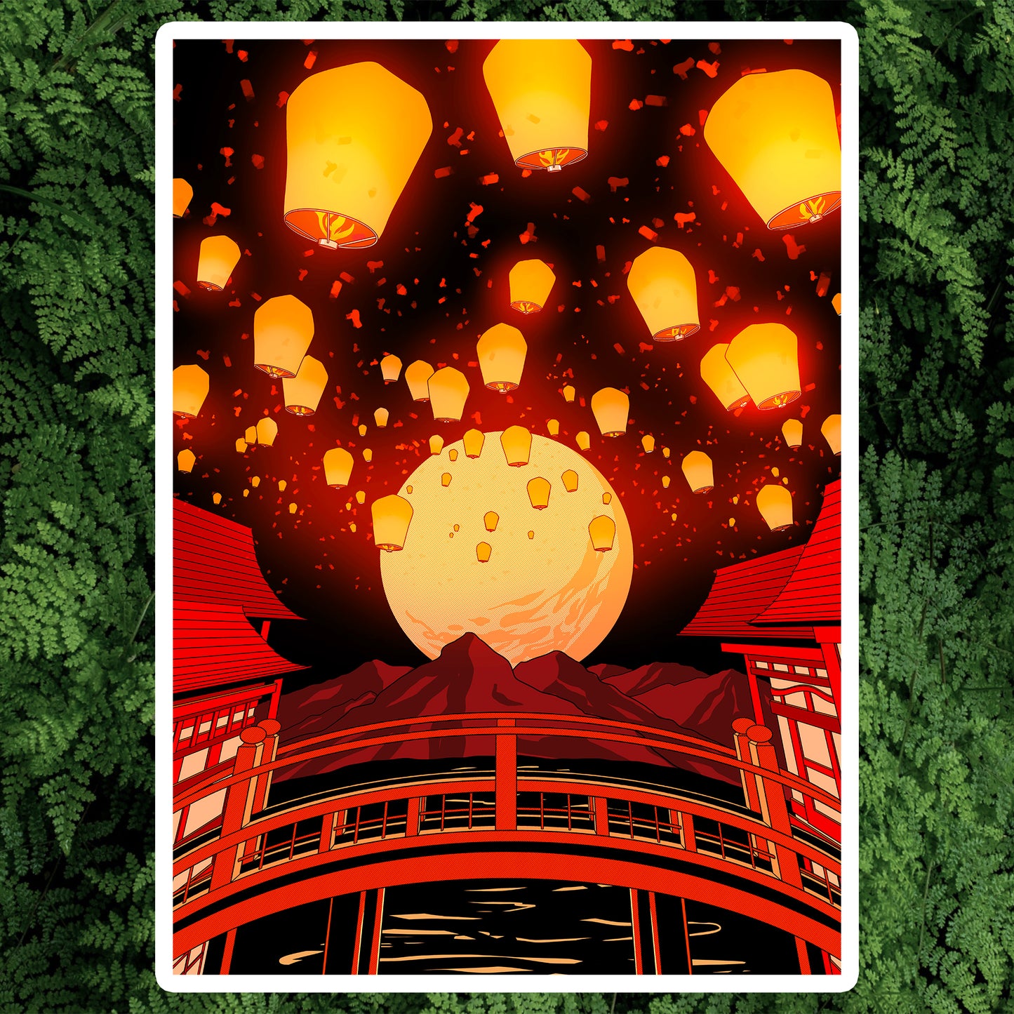 NIGHT LIGHTS - ART PRINT