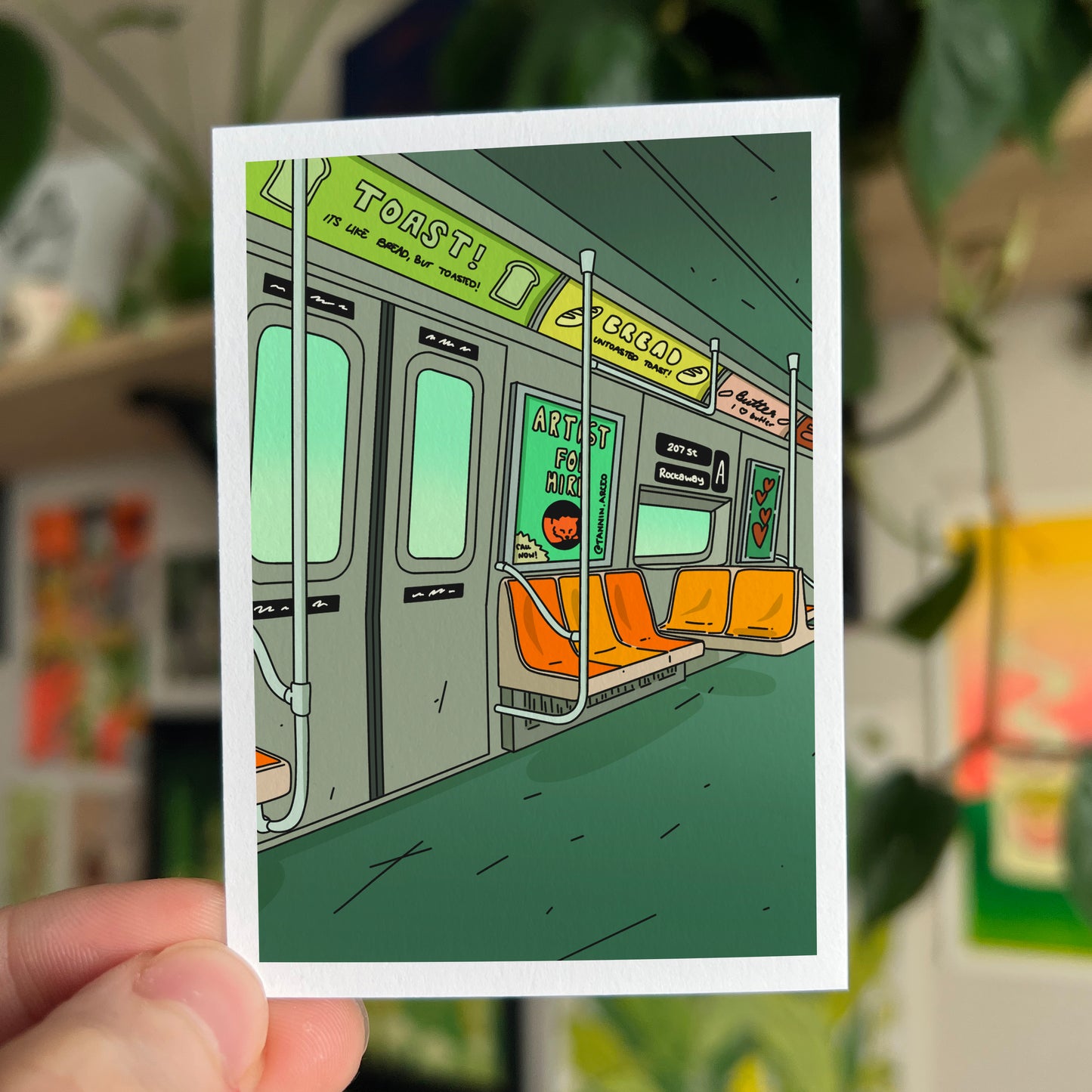 THE A TRAIN - MINI PRINT