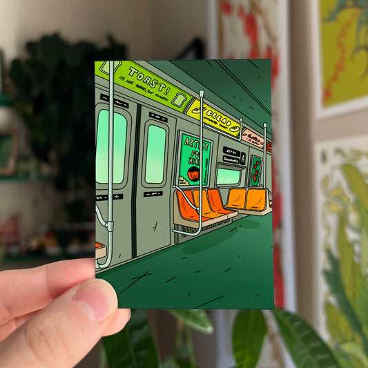 THE A TRAIN - MINI PRINT