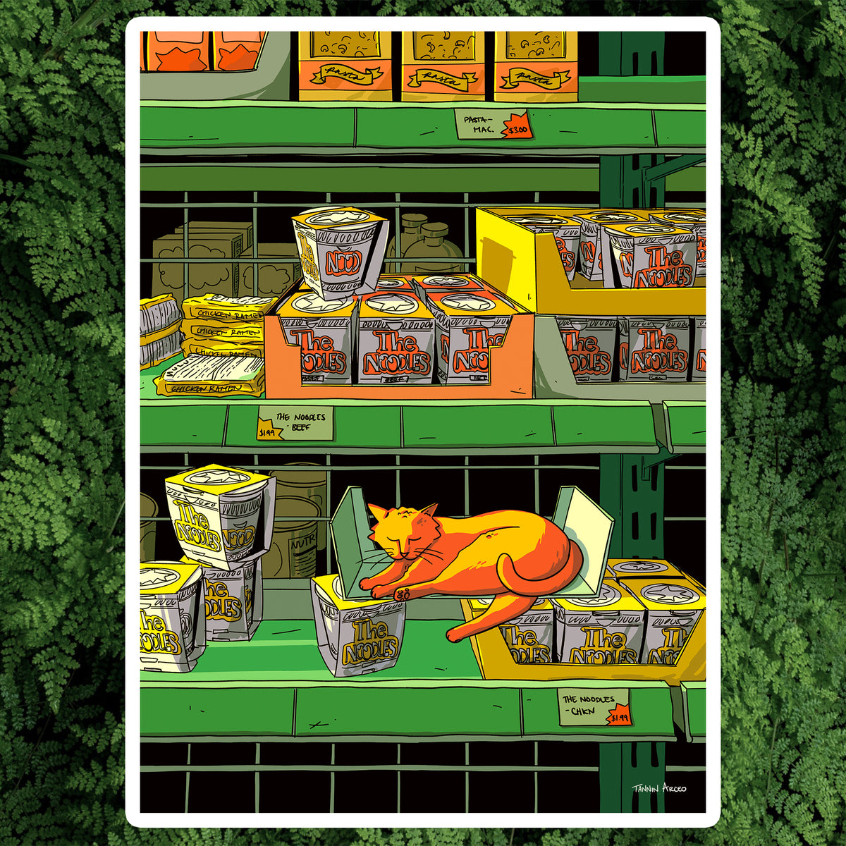 NOODLES - ART PRINT