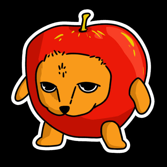 APPLE CAT - STICKER