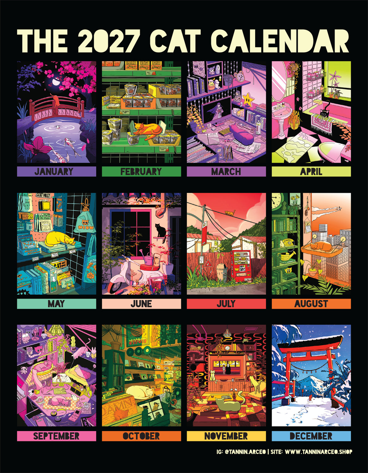 PREORDER ONLY | THE 2027 CAT CALENDAR
