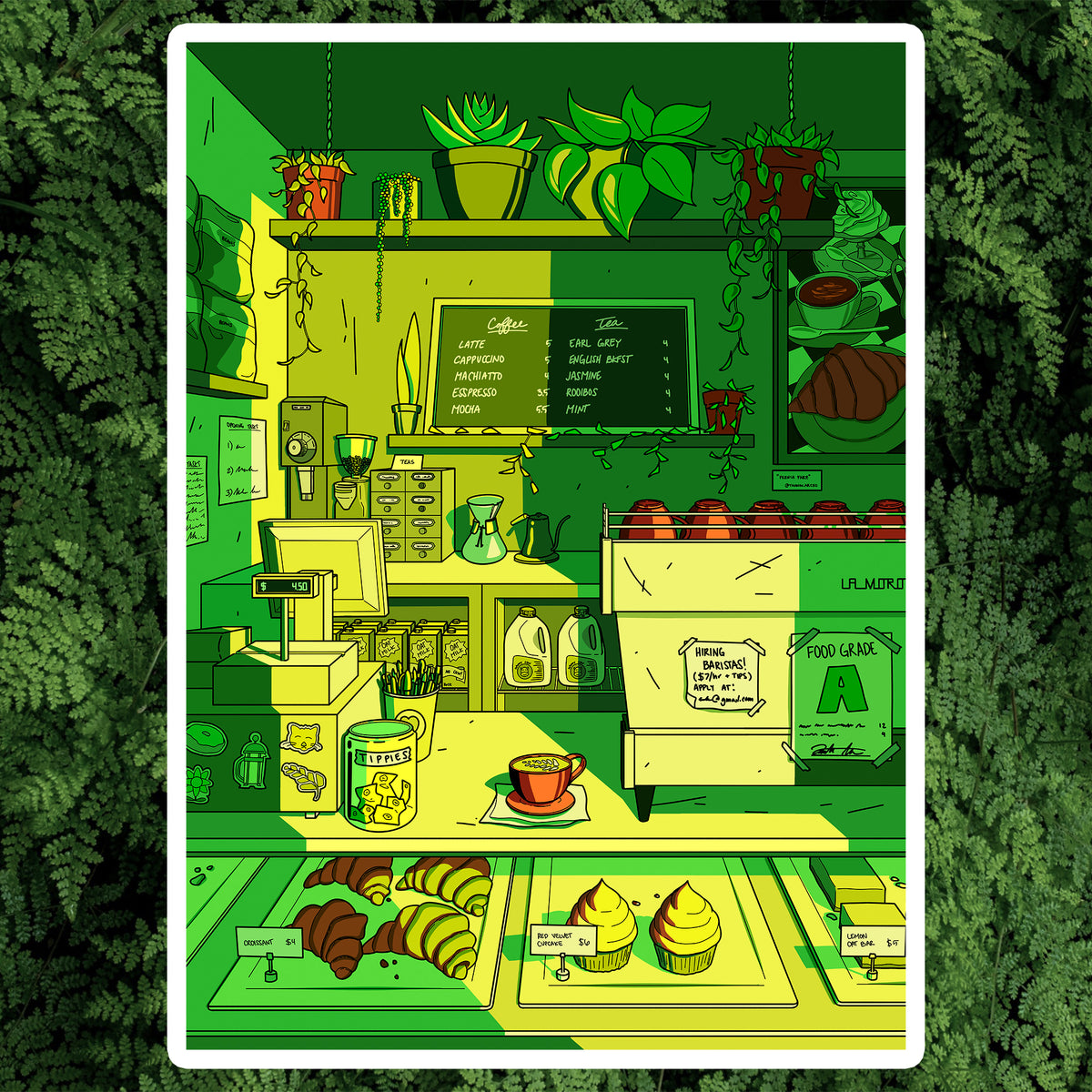 BARISTA DAYDREAMS - ART PRINT