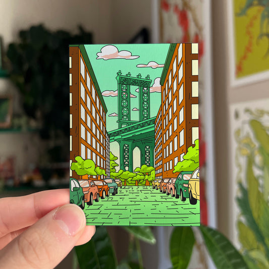 BROOKLYN BRIDGE - MINI PRINT
