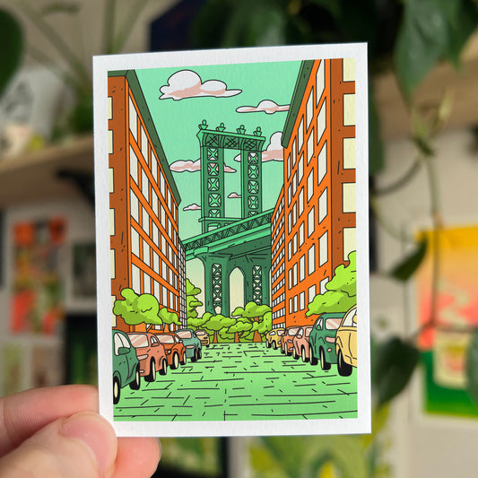 BROOKLYN BRIDGE - MINI PRINT