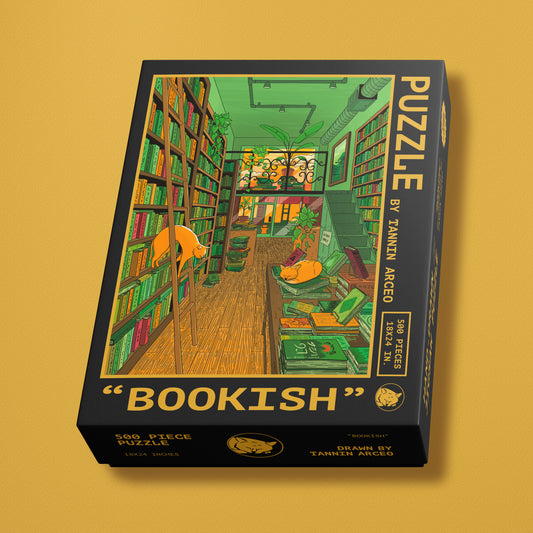 500 PIECE PUZZLE - "BOOKISH"