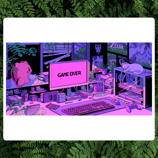 GAME OVER - ART PRINT