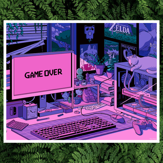 GAME OVER - ART PRINT