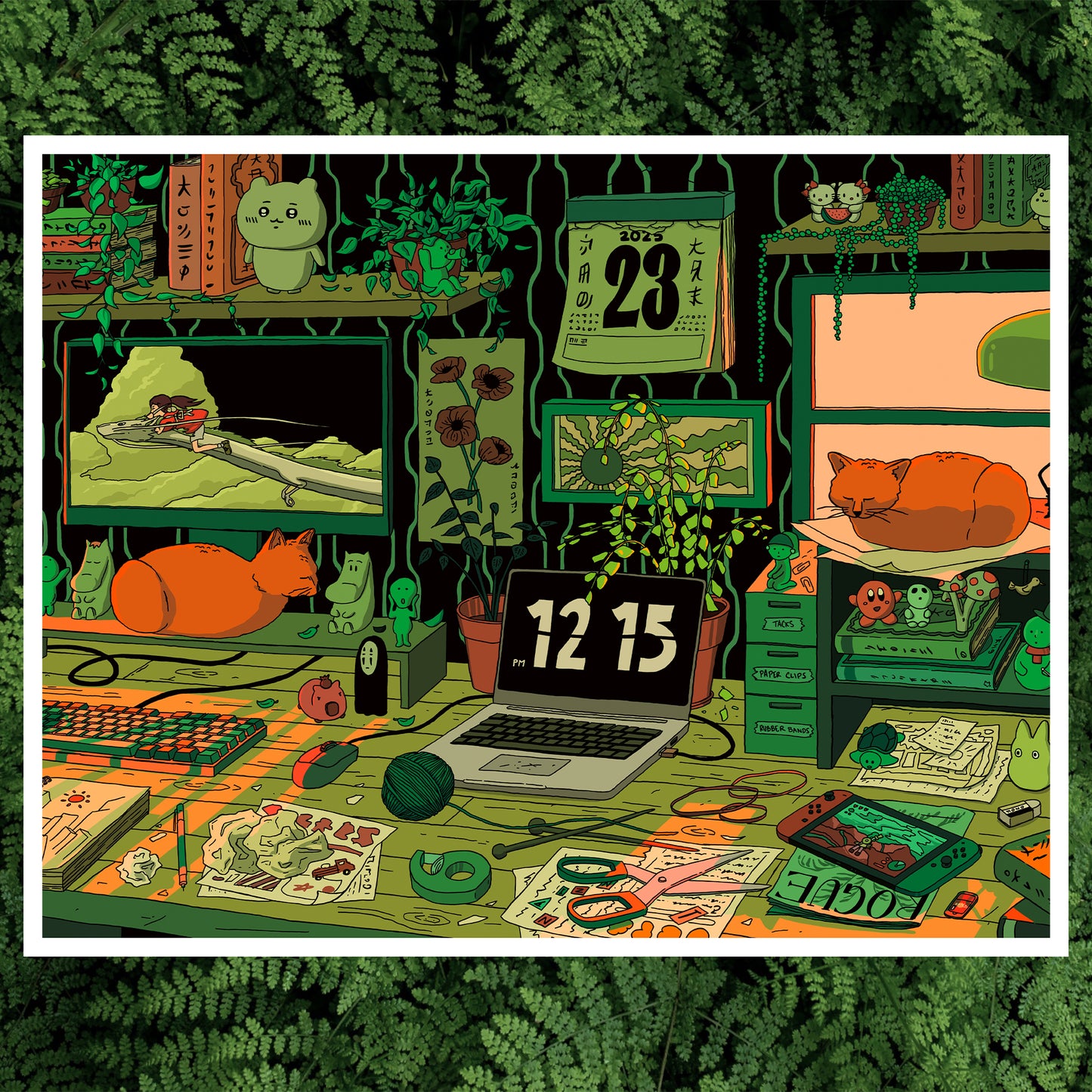 HOWLS OFFICE - ART PRINT