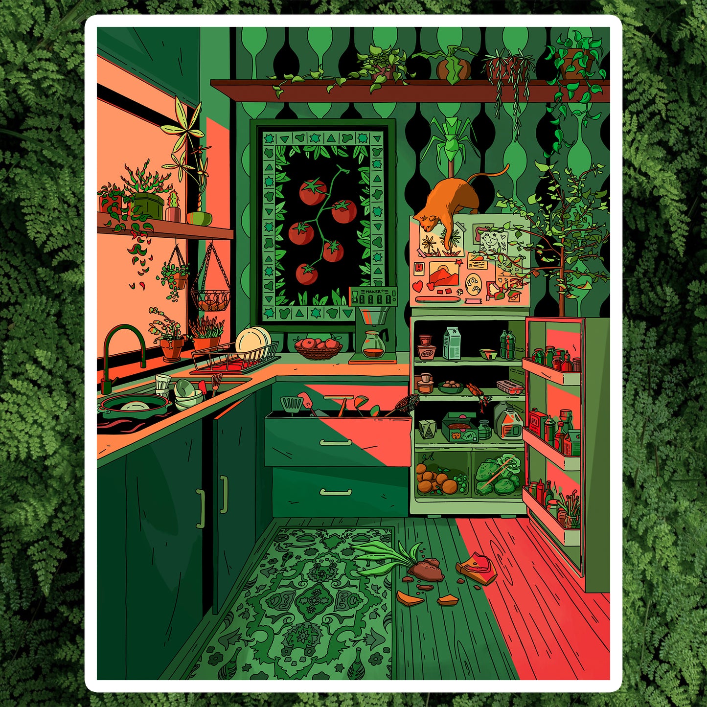 KITCHEN CHAOS - ART PRINT