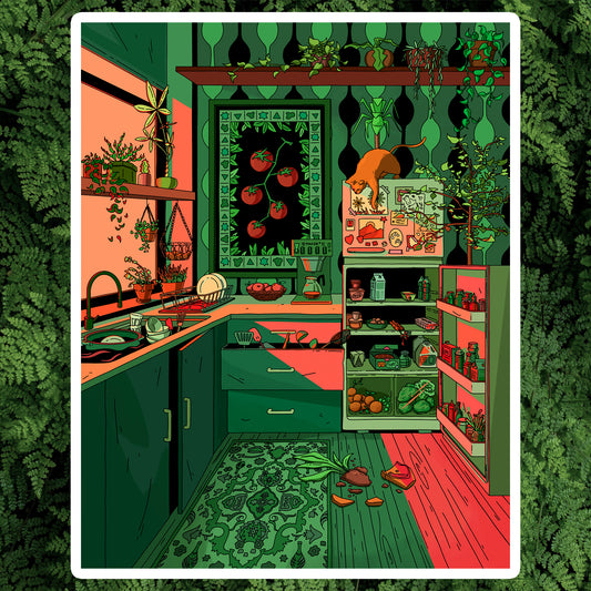 KITCHEN CHAOS - ART PRINT