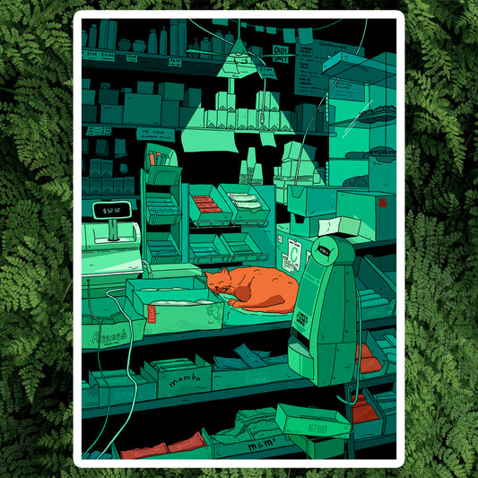 NAP TIME - ART PRINT