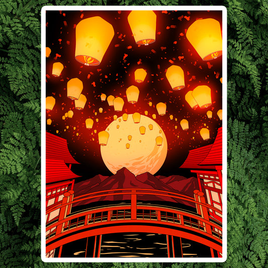 NIGHT LIGHTS - ART PRINT