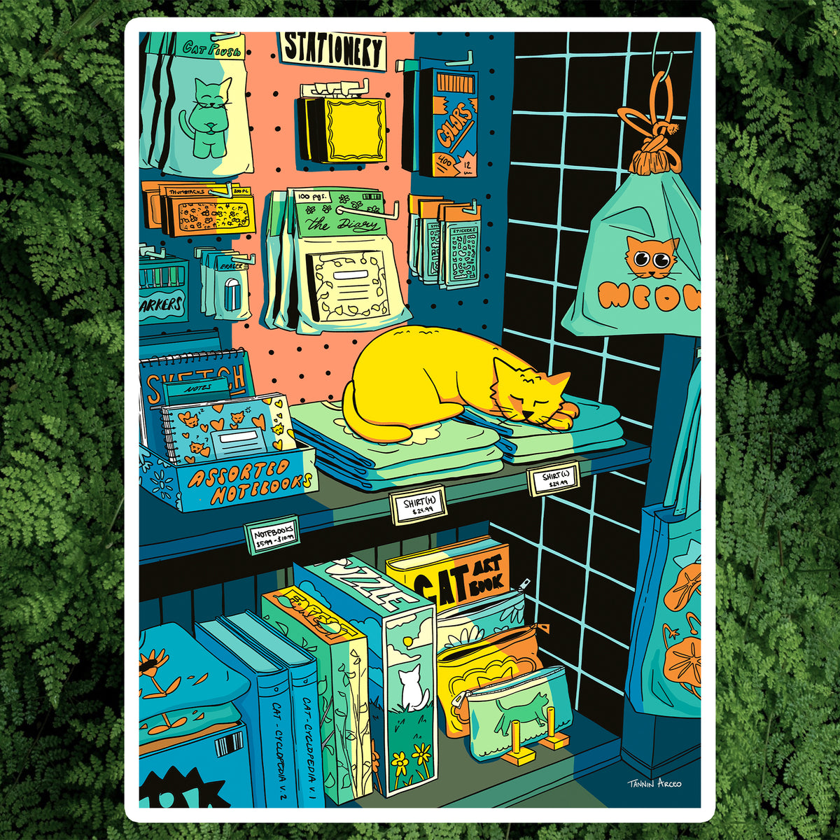 PAWS & PAPER - ART PRINT