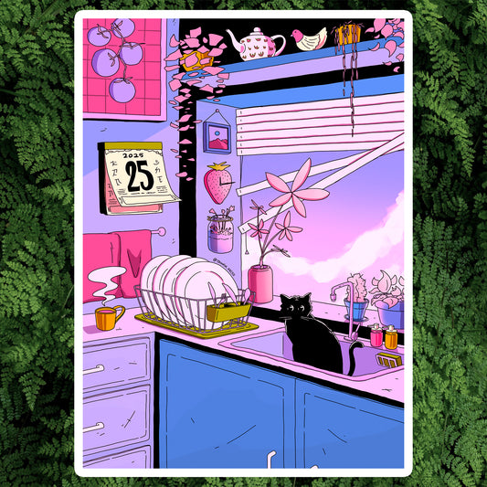 STRAWBERRY AFTERNOON - ART PRINT